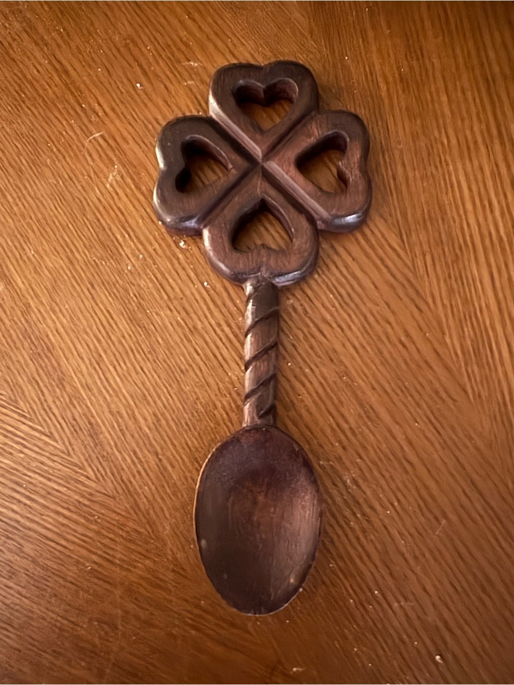 Handcarved Welsh Love Spoon